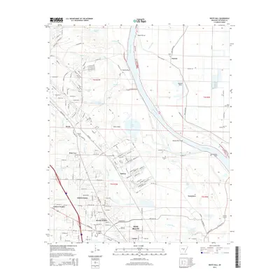 2014 Map of White Hall, 2014 Print