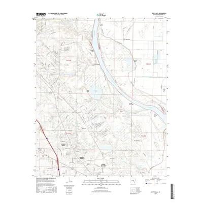 2017 Map of White Hall, 2017 Print