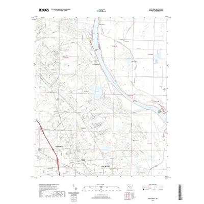 2020 Map of White Hall, 2020 Print