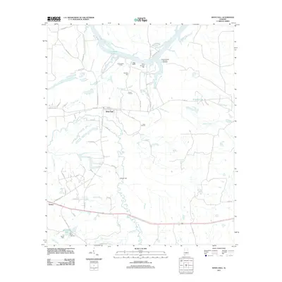 2011 Map of White Hall, 2011 Print