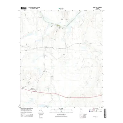 2014 Map of White Hall, 2014 Print