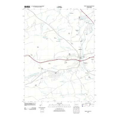 2010 Map of White Haven, 2010 Print