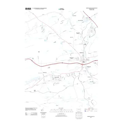 2013 Map of White Haven, 2013 Print