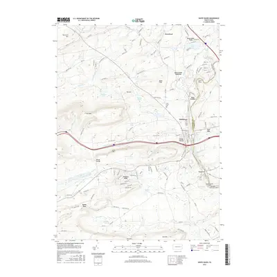2016 Map of White Haven, 2016 Print