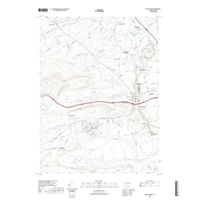 2019 Map of White Haven, 2019 Print