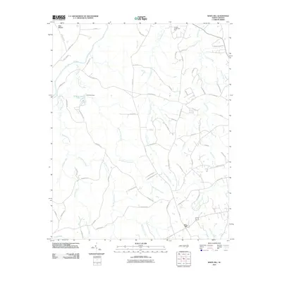 2010 Map of White Hill, 2010 Print