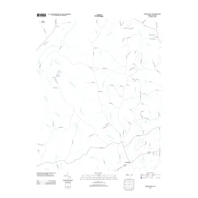2013 Map of White Hill, 2013 Print