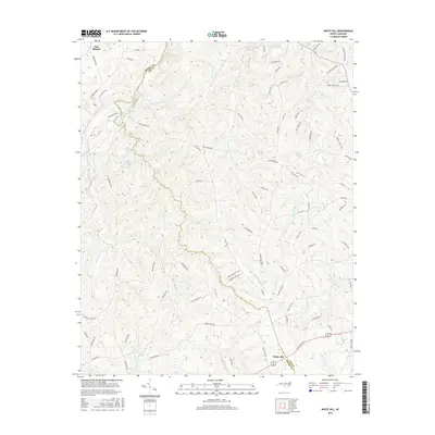 2016 Map of White Hill, 2016 Print