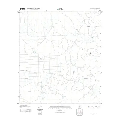 2012 Map of White Hills, 2012 Print