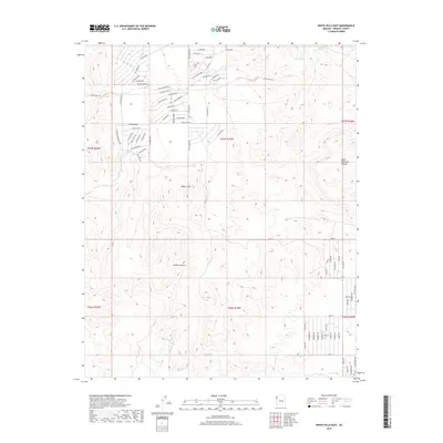 2018 Map of White Hills East, 2018 Print