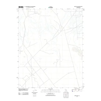 2012 Map of White Hills, 2012 Print