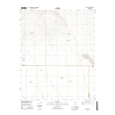 2015 Map of White Hills, 2015 Print