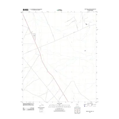 2011 Map of White Hills West, 2011 Print