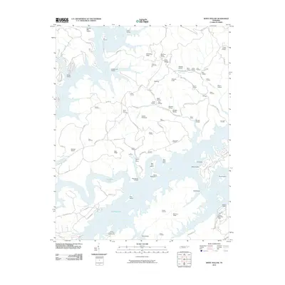 2010 Map of White Hollow, 2010 Print