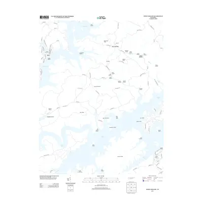 2013 Map of White Hollow, 2013 Print
