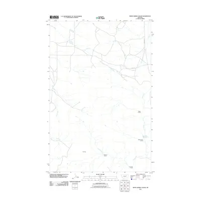 2011 Map of White Horse Coulee, 2011 Print
