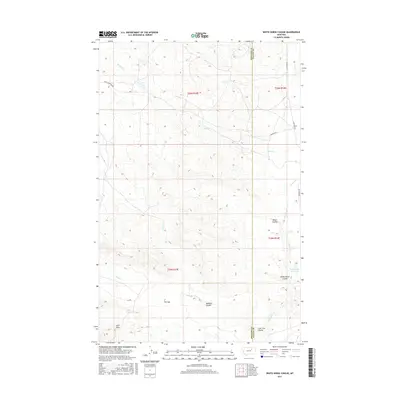 2017 Map of White Horse Coulee, 2017 Print