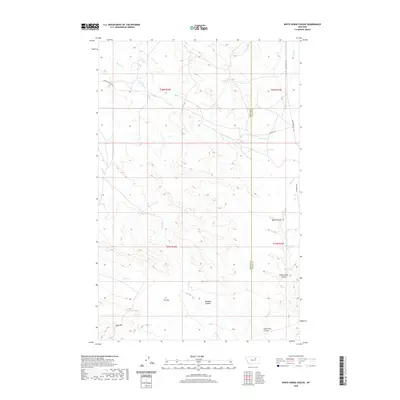 2020 Map of White Horse Coulee, 2020 Print
