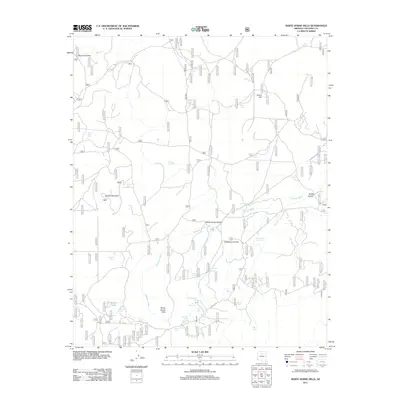 2011 Map of White Horse Hills, 2011 Print