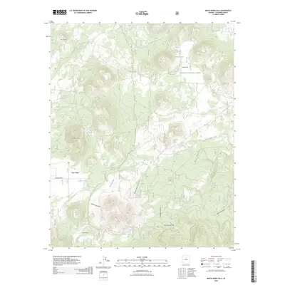2026 Map of White Horse Hills, 2026 Print