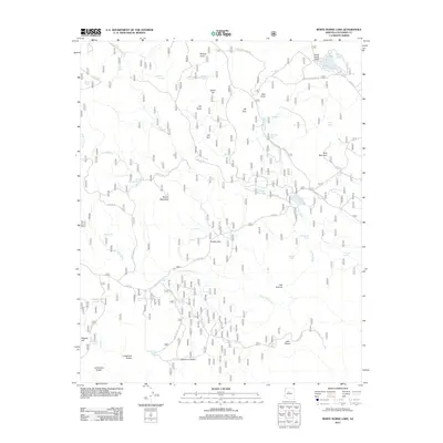 2012 Map of White Horse Lake, 2012 Print