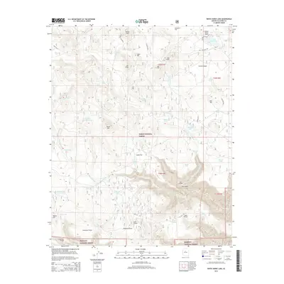 2014 Map of White Horse Lake, 2014 Print