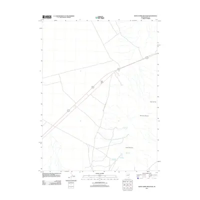 2012 Map of White Horse Mountain, 2012 Print