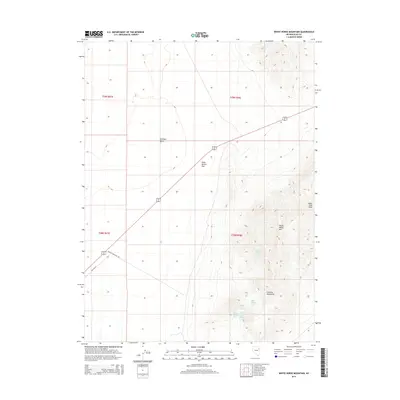 2014 Map of White Horse Mountain, 2014 Print