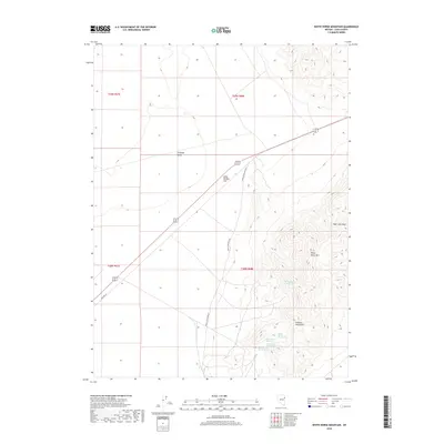 2018 Map of White Horse Mountain, 2018 Print