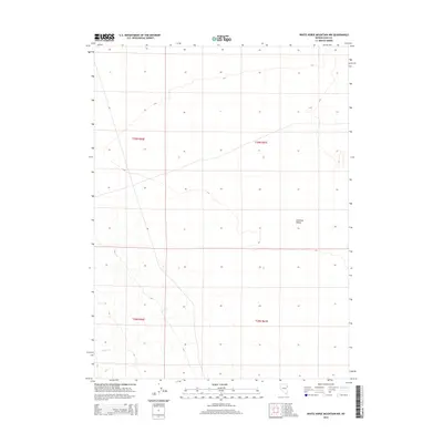 2014 Map of White Horse Mountain NW, 2014 Print
