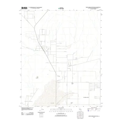 2012 Map of White Horse Mountain, 2012 Print