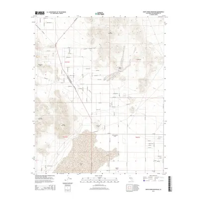 2015 Map of White Horse Mountain, 2015 Print