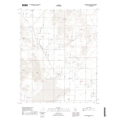 2018 Map of White Horse Mountain, 2018 Print