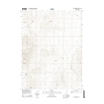 2014 Map of White Horse Pass, 2014 Print