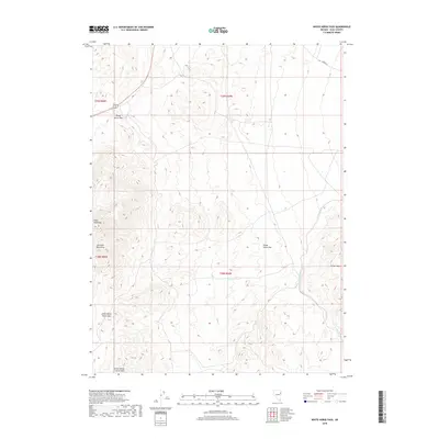 2018 Map of White Horse Pass, 2018 Print