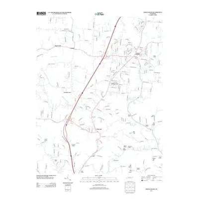 2013 Map of White House, 2013 Print