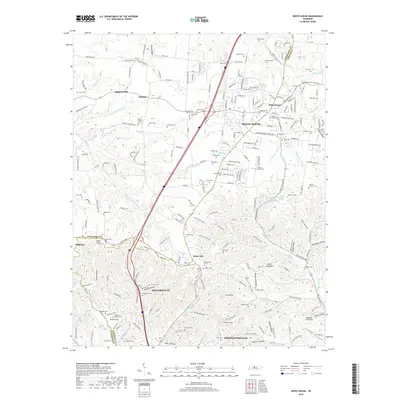 2019 Map of White House, 2019 Print