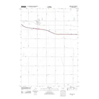 2012 Map of White Lake, 2012 Print