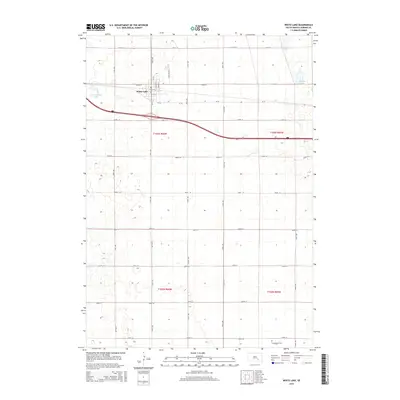 2015 Map of White Lake, 2015 Print