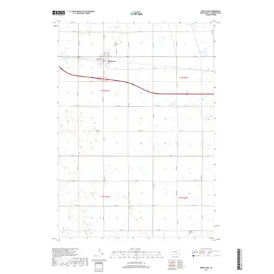 2017 Map of White Lake, 2017 Print