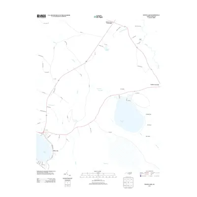 2013 Map of White Lake, 2013 Print