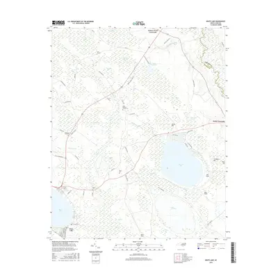 2016 Map of White Lake, 2016 Print