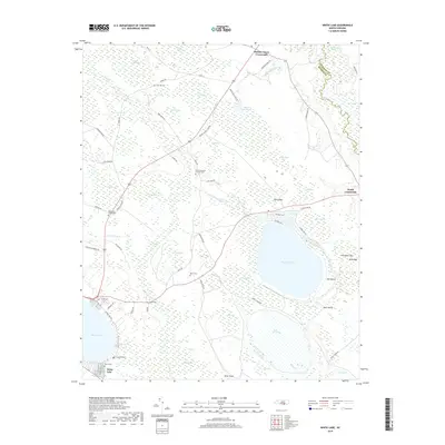 2019 Map of White Lake, 2019 Print