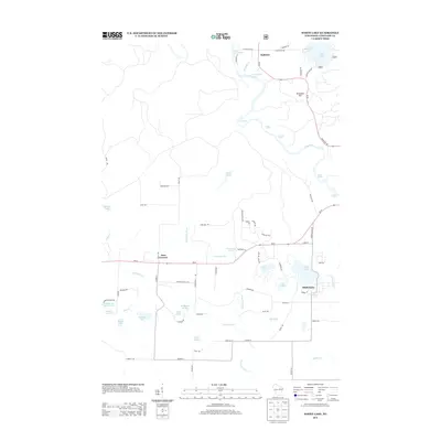 2013 Map of White Lake, 2013 Print