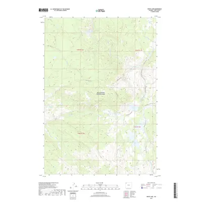 2017 Map of White Lake, 2017 Print
