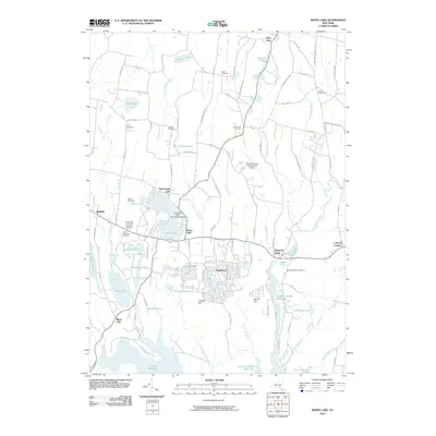2010 Map of White Lake, 2010 Print