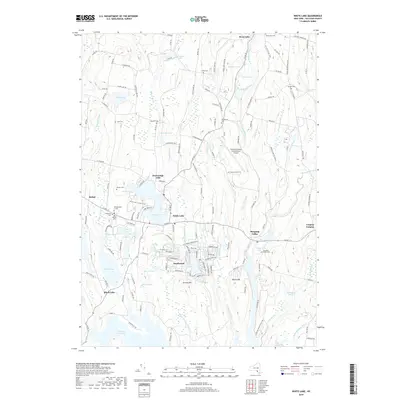 2019 Map of White Lake, 2019 Print