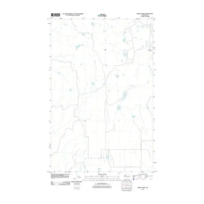 2011 Map of White Lakes, 2011 Print