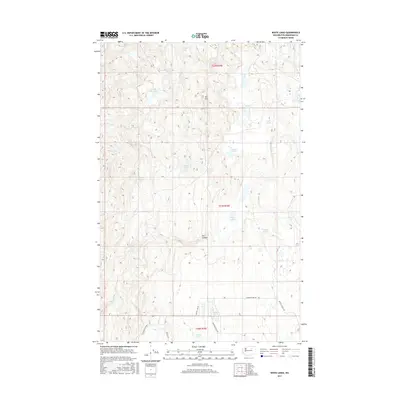 2017 Map of White Lakes, 2017 Print