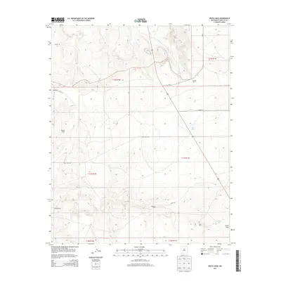 2013 Map of White Lakes, 2013 Print